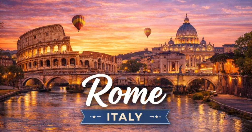 Destinations 10 - Rome Italy - Low Cost Budget Airlines The Ultimate Travel Destination in Rome, Italy : A 2026 Guide to the Eternal City