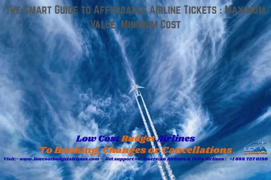 The Smart Guide to Affordable Airline Tickets : Maximum Value, Minimum Cost