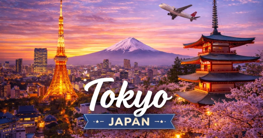 Destinations 12 - Tokyo Japan - Low Cost Budget Airlines The Ultimate Travel Destination in Tokyo, Japan : A 2026 Guide to the Neon City
