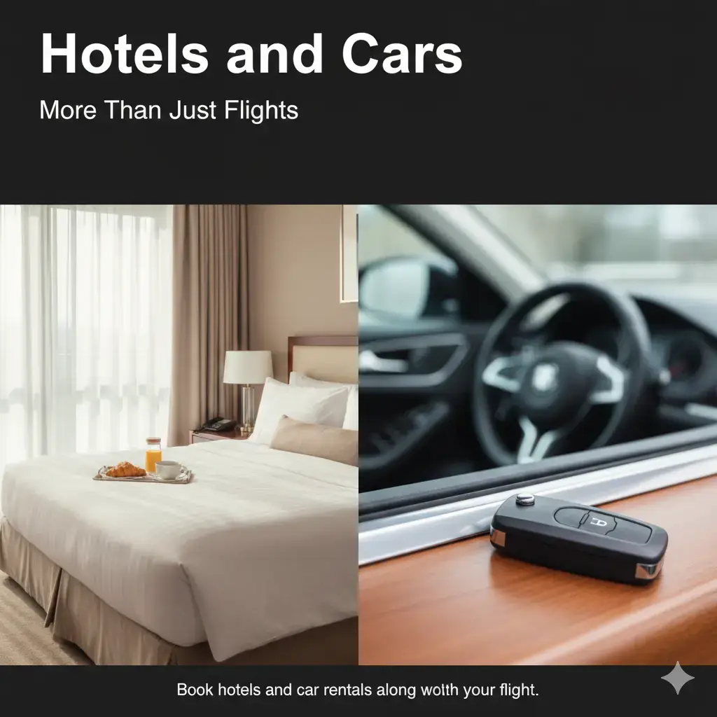 FareScanner 4 - Book hotels and car rentals along with your flight - Low Cost Budget Airlines Book hotels and car rentals along with your flight.