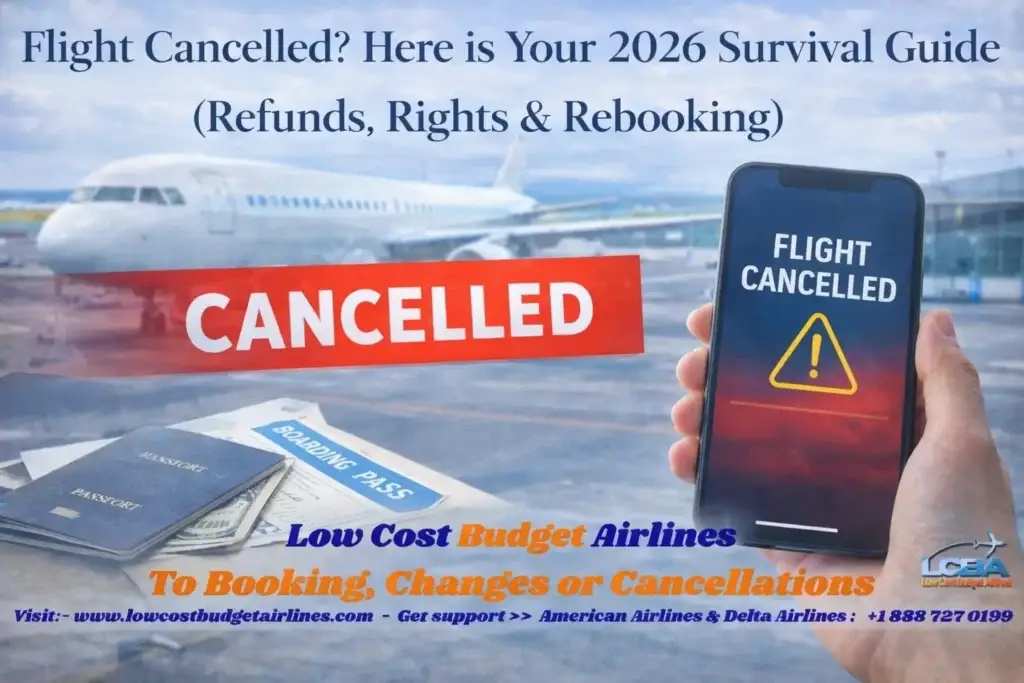 Flight Cancelled? Here is Your 2026 Survival Guide (Refunds, Rights & Rebooking)