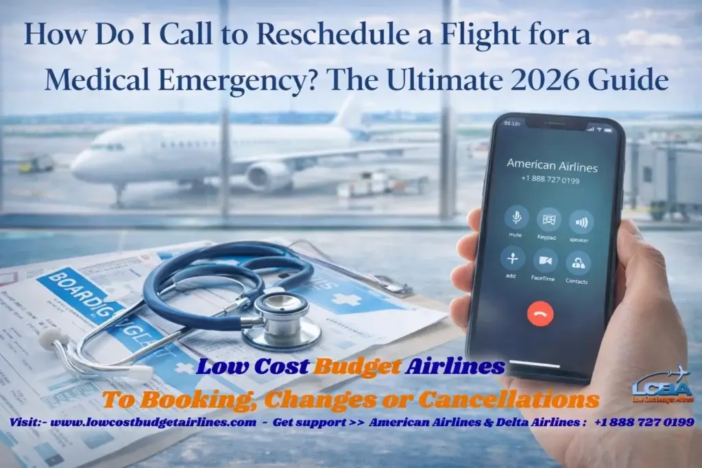 How Do I Call to Reschedule a Flight for a Medical Emergency? The Ultimate 2026 Guide