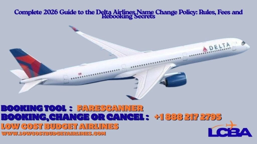 Complete 2026 Guide to the Delta Airlines Name Change Policy: Rules, Fees, and Rebooking Secrets 4 - delta airlines name change policy 2026 - Low Cost Budget Airlines delta airlines name change policy 2026